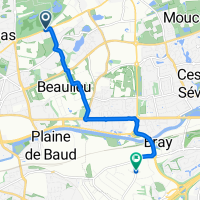 De Allée Jean de la Varende 4A à Rue des Charmilles
