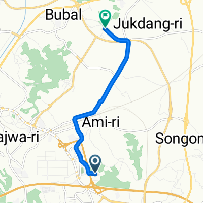 사동리, 이천시에서 죽당로, 이천시까지