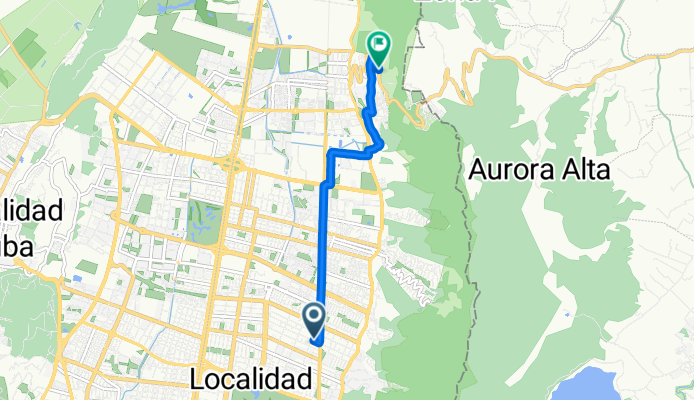 De Calle # 11-34 a Carrera 2a # 188-32