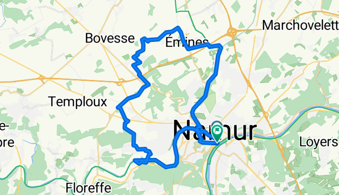 De Impasse d'Harscamp à Avenue Fernand Golenvaux