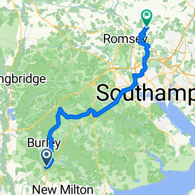 Holmsley Campsite, Christchurch to Ampfield Hill, Romsey