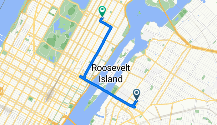 24th St, New York to Lexington Ave, New York