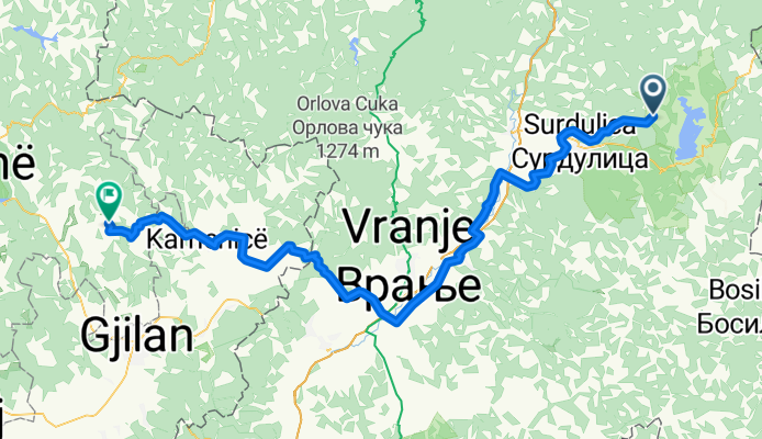 Crna Trava - Novo Brdo