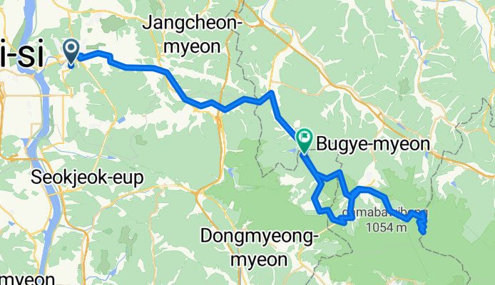 구포동 -- 팔공산통신대