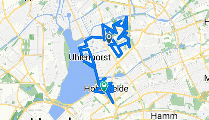 Beethovenstraße, Hamburg nach Ackermannstraße, Hamburg