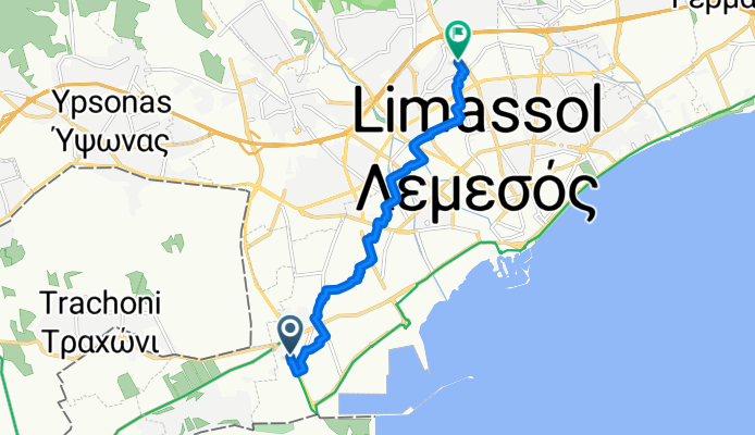 Rinanias, Лимасол до Agias Filaxeos, Лимасол