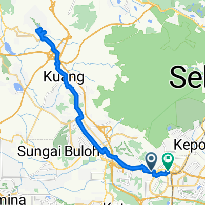Persiaran Industri to Jalan Kuala Selangor