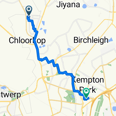 Ma-Afrika Street to Central Avenue