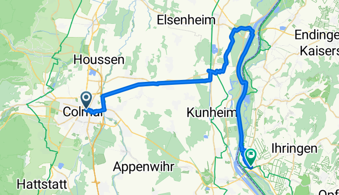 COLMAR - Rapp trace nach Breisach