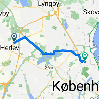 Borgmester Ib Juuls Vej, Herlev to Nygårdsvej, København Ø