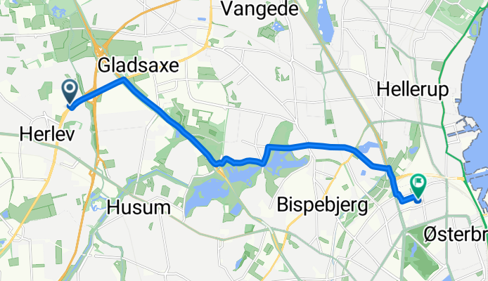 Borgmester Ib Juuls Vej, Herlev to Nygårdsvej, København Ø