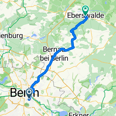 Maybachufer, Berlin to Bahnhofsring, Eberswalde