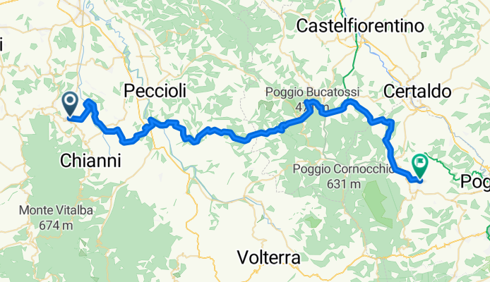 Piazza Garibaldi nach Via Folgore da San Giminiano