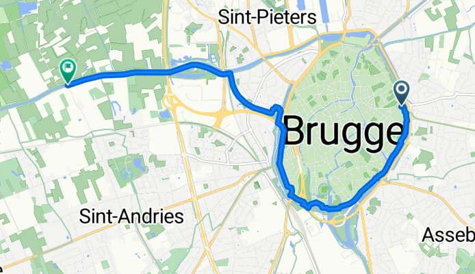 Langestraat, Brügge nach Vaartdijkstraat, Brügge