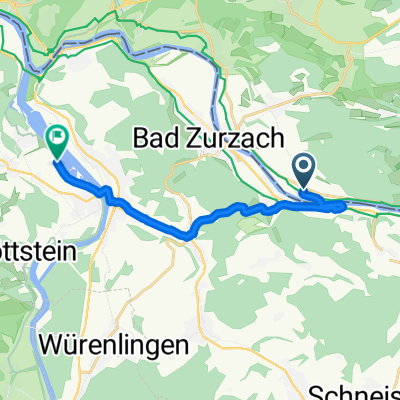 Route von Auf der Stärke