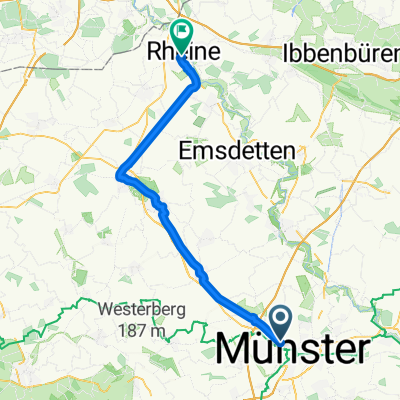 Münster to Rheine über Steinfurt