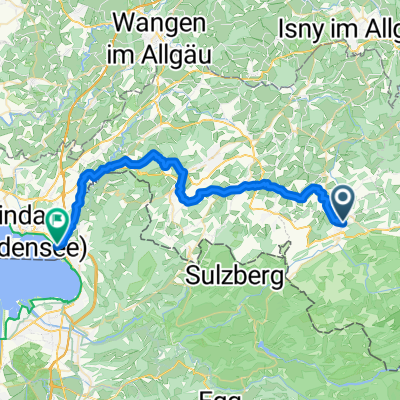 Von Oberstaufen bis Lindau (Bodensee)