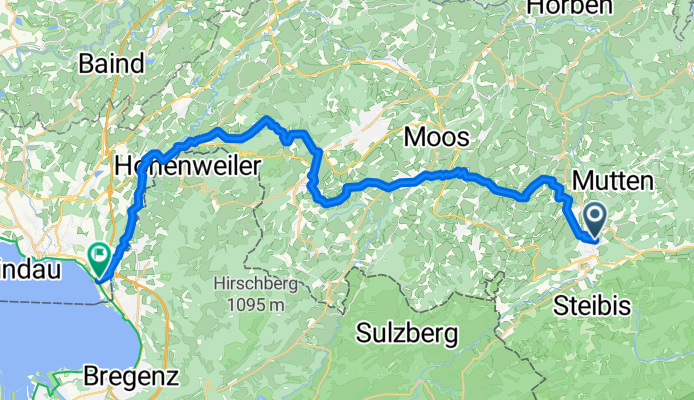 Von Oberstaufen bis Lindau (Bodensee)