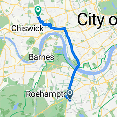 Swanton Gardens, London to Woodstock Road, London
