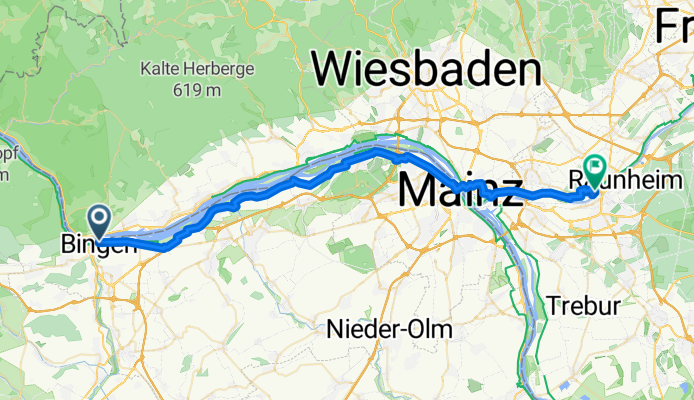 Bingen am Rhein - Flörsheim am Main