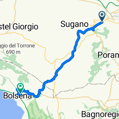 Ponte del Sole, Orvieto nach Via Guglielmo Marconi, Bolsena