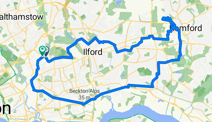 Trumpington Road, London to Trumpington Road, London