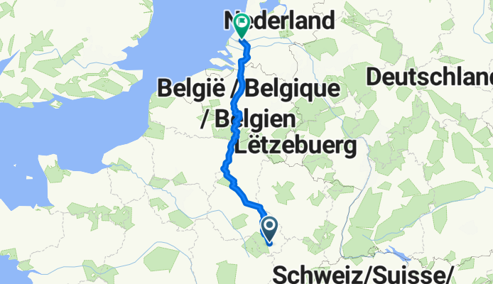 Von Langres bis Rotterdam