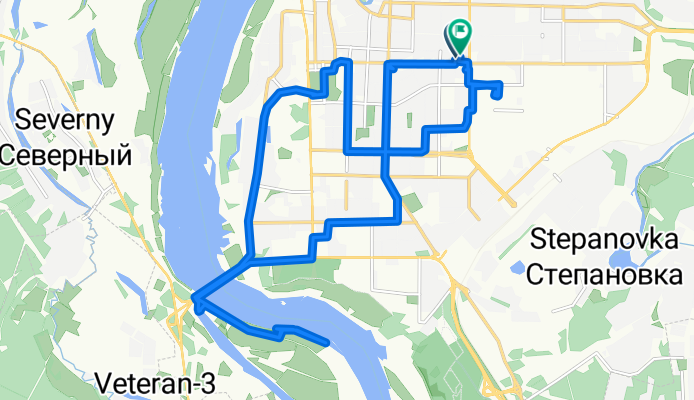 От проспект Фрунзе 102/3 до проспект Фрунзе