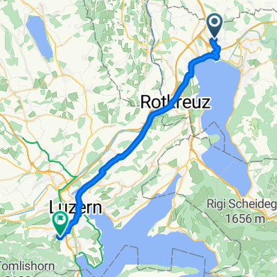 Bahnhofstrasse nach Himmelrichstrasse