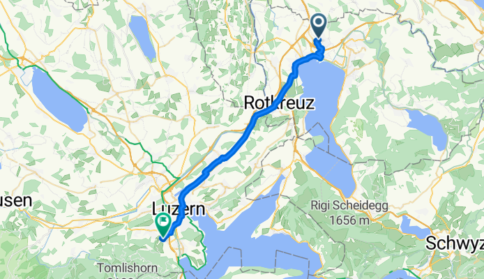 Bahnhofstrasse nach Himmelrichstrasse