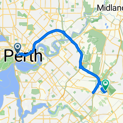 Saint Georges Tce, Perth to Excalibur Ch, Wattle Grove