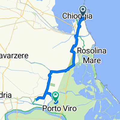 Viale Isonzo, Chioggia nach Piazza Guglielmo Marconi, Porto Viro