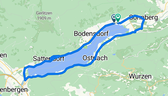 Uferweg nach Uferweg