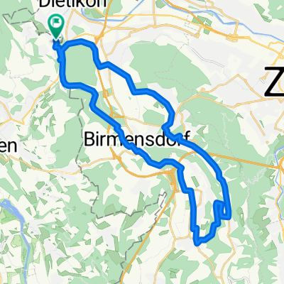 Dünnistrasse, Bergdietikon nach Dünnistrasse, Bergdietikon