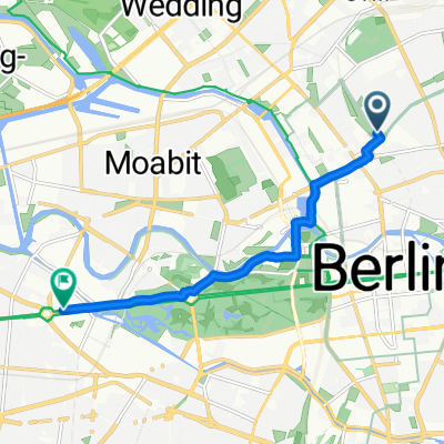 Theodor-Heuss-Weg, Berlin nach Straße des 17. Juni, Berlin