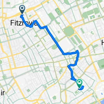 Euston Tower, London to The Piazza, London