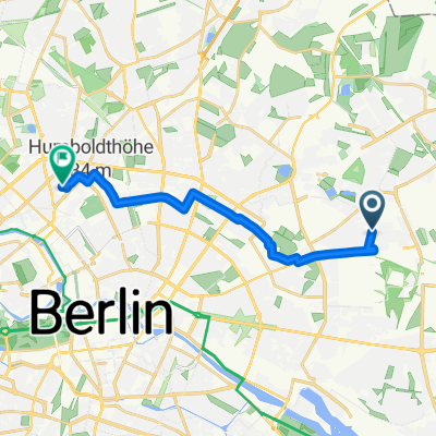 Route in Berlin