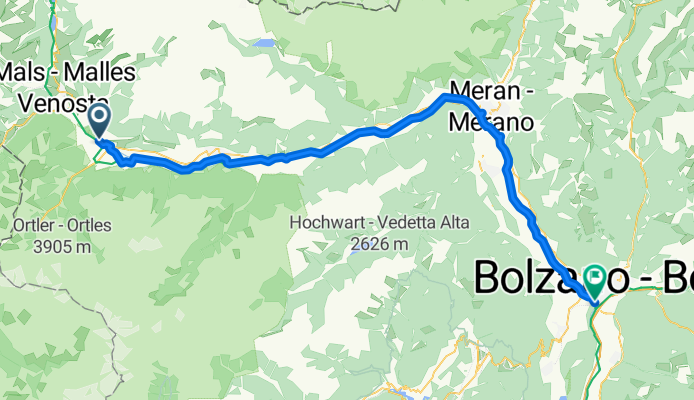 Prad am Stilfserjoch - Bozen