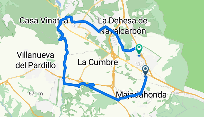 De Calle Comunidad de Madrid a Travesía Collado Mediano