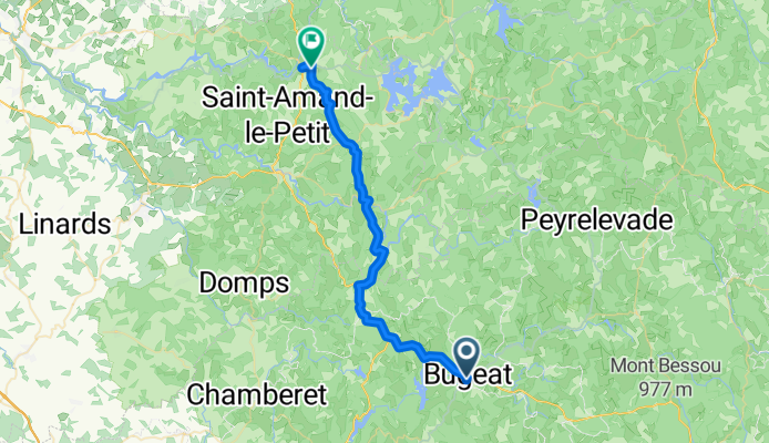 Bugeat to Peyrat-le-Château