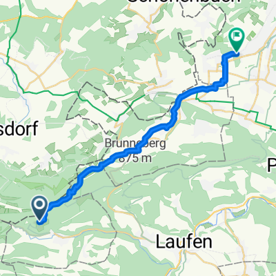 Kleinlützel nach Hohestrasse, Oberwil BL