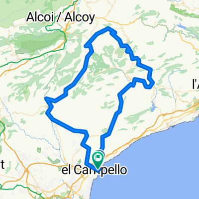 Campillo-Xixona - Penaguila