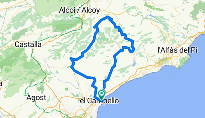 Campillo-Xixona - Penaguila