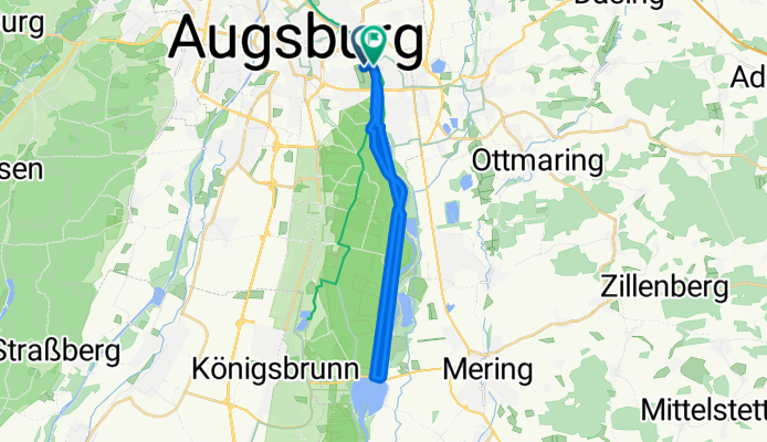 От Herrenbachstraße 18a до Berliner Allee