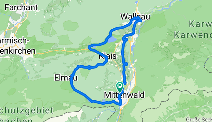 Moderate Route Kranzberg