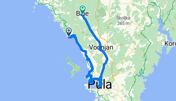 Barbariga to Trg palih boraca 9A