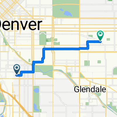 S Lincoln St, Denver to Grape St, Denver
