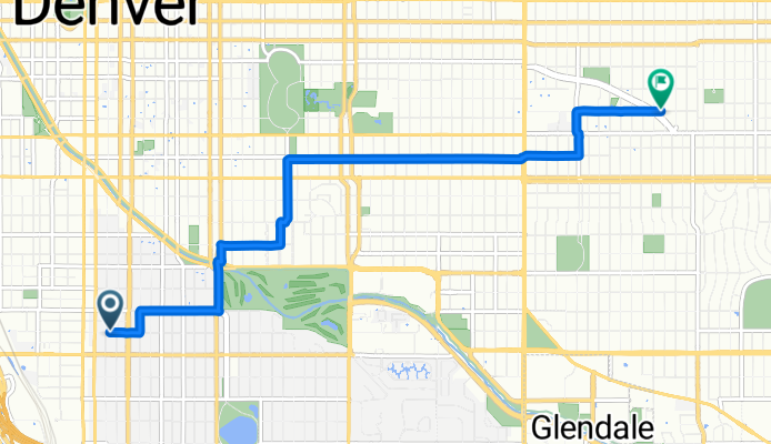 S Lincoln St, Denver to Grape St, Denver
