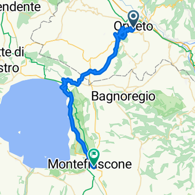 Via Clementini, Orvieto nach Via Cassia Vecchia, Montefiascone