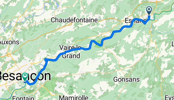 Baume-les-Dames - Besançon